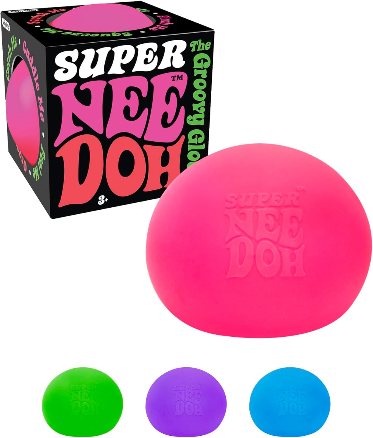 Super Nee Doh, Super Nee Doh,Nee Doh,Stress Ball,nee doh ball,glow in the dark stress ball,sensory stress ball,autism stress ball, Super Nee Doh,Super Nee Doh Take stress relief to the next level with the Super Nee Doh, a supersized version of the classic Nee Doh stress ball. Brightly coloured and irresistibly squishy, this groovy glob is perfect for unwinding, fidgeting, or simply having fun. Super Nee Doh Features: Supersized Fun: A larger, more satisfying ve,Super Nee DohSuper Nee Doh Take stress relief 