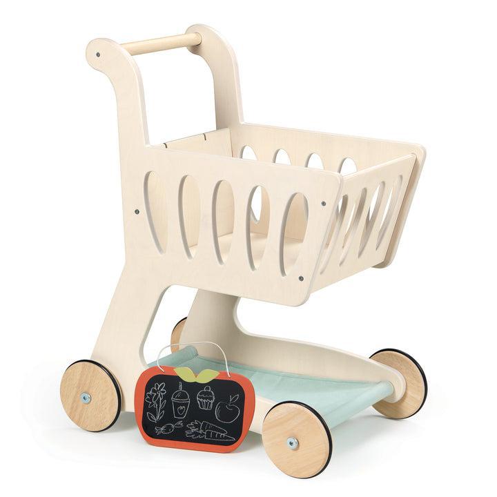 Tender Leaf Toys Shopping Cart, Tender Leaf Toys Shopping Cart,Shopping Trolley,Childrens shopping trolley,shopping trolley toy.kids shopping trolley, Tender Leaf Toys Shopping Cart – A Stylish Wooden Toy for Imaginative Play Bring the joy of shopping to life with the Tender Leaf Toys Shopping Cart, a beautifully designed wooden toy that inspires creativity and role play. Whether children are stocking up on essentials or exploring a make-believe supermarket, this charming shopping trolley is the perfect com