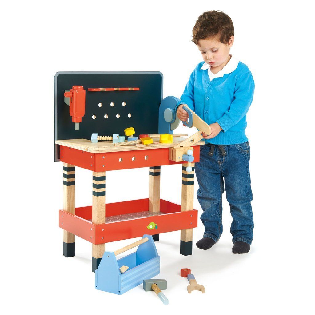 Tenderleaf Toys Wooden Tool Bench