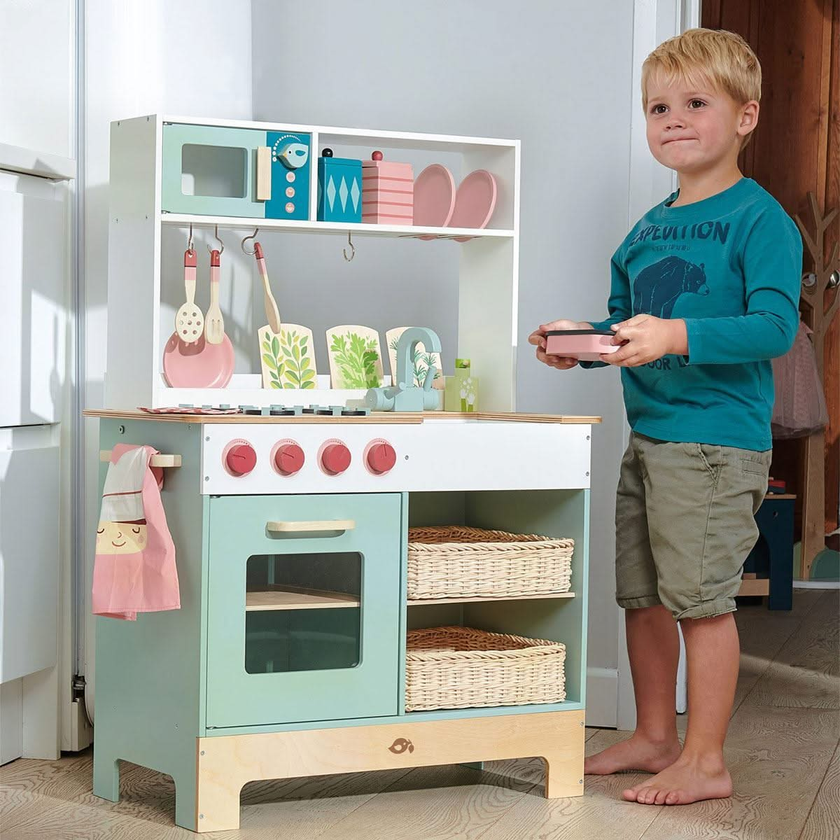 Tenderleaf Toys Wooden Kitchen Range, Tenderleaf Toys Wooden Kitchen Range,Wooden Toys,Tenderleaf, Tenderleaf Toys Wooden Kitchen Range,Tenderleaf Toys Wooden Kitchen – A Stylish and Interactive Play Kitchen for Imaginative Fun The Tenderleaf Toys Wooden Kitchen is a beautifully designed play kitchen that offers endless hours of imaginative role play. Perfectly blending modern aesthetics with functional play features, this kitchen is ideal forTenderleaf Toys Wooden Kitchen – A Stylish and Interactive Play K