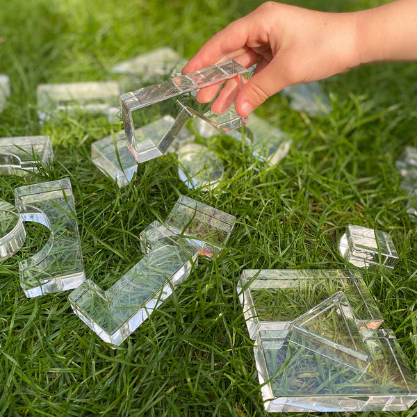 TickiT Clear Crystal Block Set, TickiT Clear Crystal Block Set,Translucent Colour light panel resources,sensory panel resources, TickiT Clear Crystal Block Set,TickiT® Clear Crystal Block Set - Spark Imagination with Transparent Building Blocks Introduce your child to a world of creativity and exploration with the TickiT® Clear Crystal Block Set. This magnificent 25-piece set of clear, transparent blocks is designed to captivate young imaginations while fostering early learni,TickiT Clear CrystalTickiT® Cle