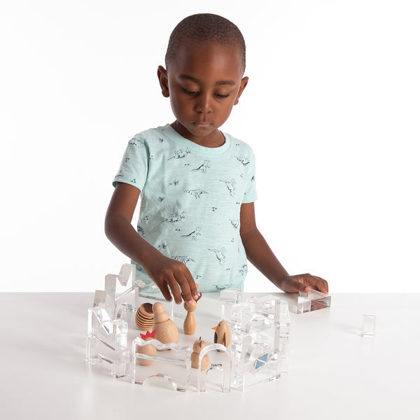 TickiT Clear Crystal Block Set, TickiT Clear Crystal Block Set,Translucent Colour light panel resources,sensory panel resources, TickiT Clear Crystal Block Set,TickiT® Clear Crystal Block Set - Spark Imagination with Transparent Building Blocks Introduce your child to a world of creativity and exploration with the TickiT® Clear Crystal Block Set. This magnificent 25-piece set of clear, transparent blocks is designed to captivate young imaginations while fostering early learni,TickiT Clear CrystalTickiT® Cle