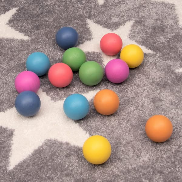 TickIt Rainbow Wooden Balls, TickIt Rainbow Wooden Balls,Rainbow wooden play resources, Rainbow natural play resources,Heuristic Play babies,baby Heuristic Play,toddler Heuristic Play,Heuristic Play resources,Heuristic Play ideas, TickIt Rainbow Wooden Balls,The TickiT® Rainbow Wooden Balls are a delightful set of smooth, solid beechwood balls, each with a natural woodgrain finish in seven vibrant colours of the rainbow. Perfectly sized for little hands, these wooden balls offer endless possibilities for cr