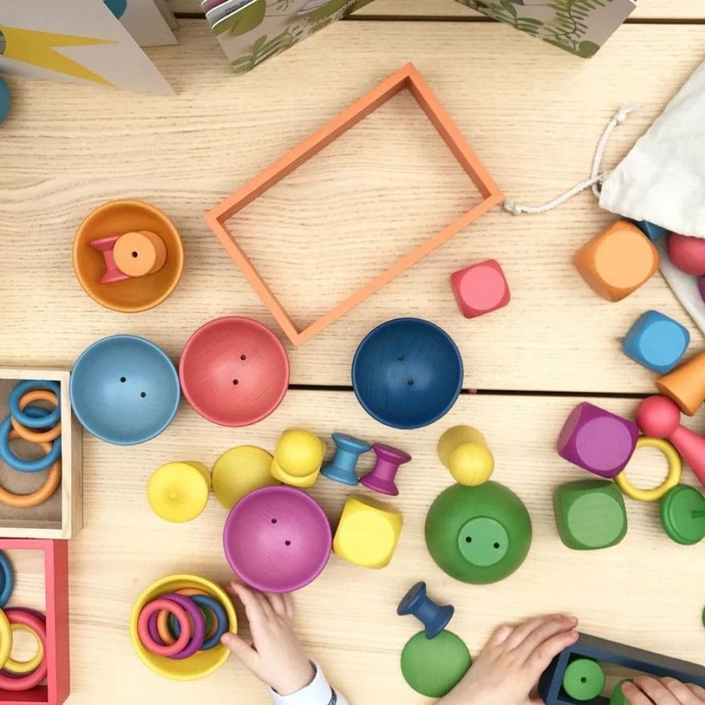 TickIt Rainbow Wooden Bowls Pack of 7, TickIt Rainbow Wooden Bowls Pack of 7,Rainbow wooden play resources, Rainbow natural play resources,Heuristic Play babies,baby Heuristic Play,toddler Heuristic Play,Heuristic Play resources,Heuristic Play ideas, TickIt Rainbow Wooden Bowls Pack of 7,Rainbow Wooden Bowls: Spark Creativity and Exploration! Our Rainbow Wooden Bowls are crafted from smooth, solid beechwood with a natural woodgrain finish, beautifully painted in the seven colours of the rainbow. Designed wi