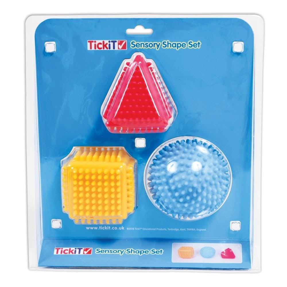 TickiT Sensory Shape Set, TickiT Sensory Shape Set,Sensory Balls,Sensory Shapes, TickiT Sensory Shape Set,TickiT Sensory Shape Set The TickiT Sensory Shape Set is a versatile and engaging educational tool, specifically designed to captivate young minds while promoting essential motor skill development. Perfect for early years, this delightful set of tactile 3D shapes is an excellent way to combine play and learning,TickiT Sensory Shape Set The TickiT Sensory Shape Set is a versatile and engaging educational