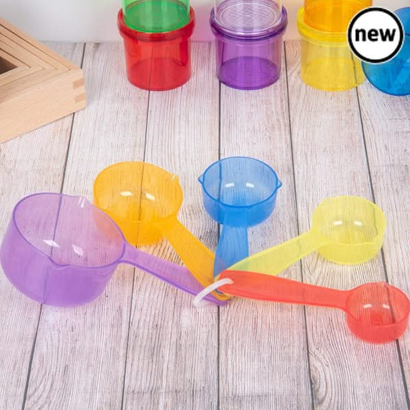 Tickit® Translucent Colour Measuring Cups, Tickit® Translucent Colour Measuring Cups,Measuring Cups,EYFS Measuring resources, EFFS Measuring games,Fine motor skills toys,fine motor skills games, educational materials, children's learning resources, children's learning materials, teaching resources for children, Tickit® Translucent Colour Measuring Cups,Explore the world of imaginative play and early education with our tickit® Translucent Colour Measuring Cups – the perfect companions for your child's advent