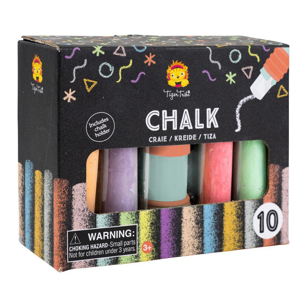 Tiger Tribe Jumbo Chalk, Tiger Tribe Jumbo Chalk,Jumbo Chalks,Chalks,Chalk,Jumbo chalk 10 pack, Tiger Tribe Jumbo Chalk 10 Pack – Creative Fun for Little Hands! Let your child’s creativity run wild with the Tiger Tribe Jumbo Chalk 10 Pack – a fantastic outdoor art chalk set designed especially for little hands! Whether sketching vibrant pavement pictures, drawing hopscotch grids, or creating imaginative murals, these jumbo chalks provide endless fun while helping develop fine motor skills. Each Tiger Tribe 