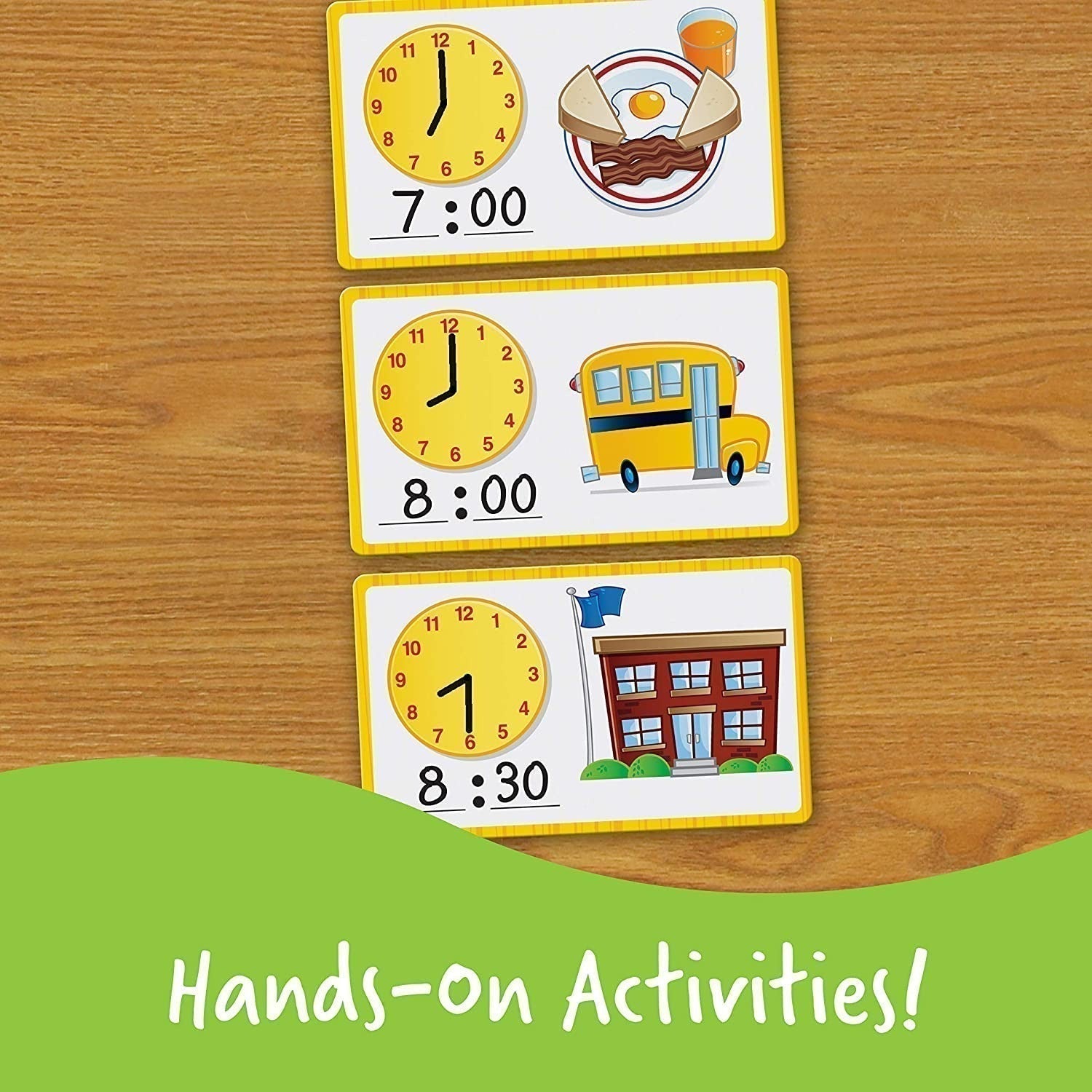 Time Activity Set, Time Activity Set, Learning Resources Time Activity Set,Classroom timers, Time telling resources, learn to tell the time resources, EYFS time resources, ks1 time resources, Time Activity Set,The Time Activity Set helps young learners to master time telling with these fun, hands-on activities and teaching resources. It’s time to learn all about time. Help your class build time-telling skills with this classroom-ready activity set that’s ideal for small group play.The Time Activity Set help