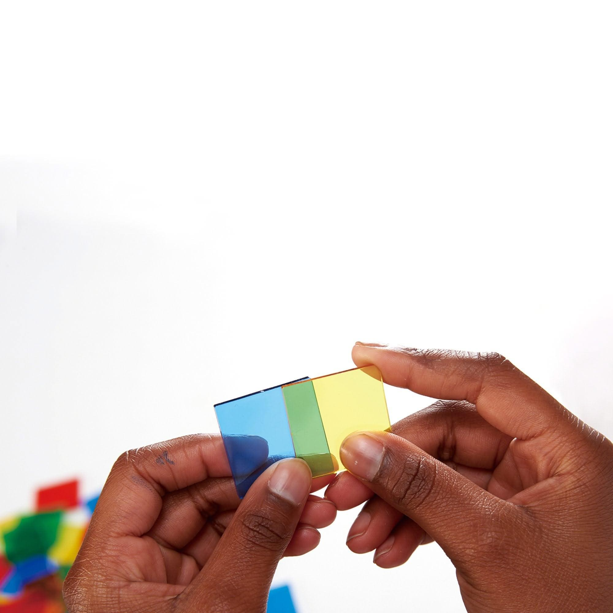 Translucent Colour Squares - Pk300, Translucent Colour Squares - Pk300, Transparent colour sensory resources,sensory resources, transparent learning resources,Edex sensory toys,Edex educational toys,Children's sensory toys,Childrens educational toys, Translucent Colour Squares - Pk300,Introducing the Translucent Colour Squares, the perfect addition to your child's learning activities! These clear square tiles come in six vibrant colours, making them ideal for counting, sorting, pattern-making, and colour re