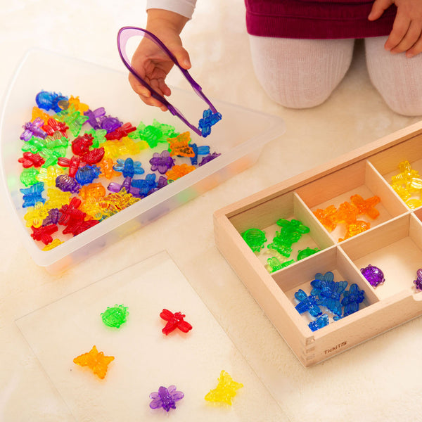 Translucent Colour Tweezers Pk12, Translucent Colour Tweezers Pk12,TickiT® Translucent Colour Tweezers,TickiT® Translucent toys,TickiT®, Translucent Colour Tweezers Pk12,The Translucent Colour Tweezers are an excellent tool for developing fine motor skills in young children, encouraging dexterity, hand strength, and coordination. Fine motor skills are essential for a variety of everyday tasks, from writing to buttoning clothes, andThe Translucent Colour Tweezers are an excellent tool for developing fine mot