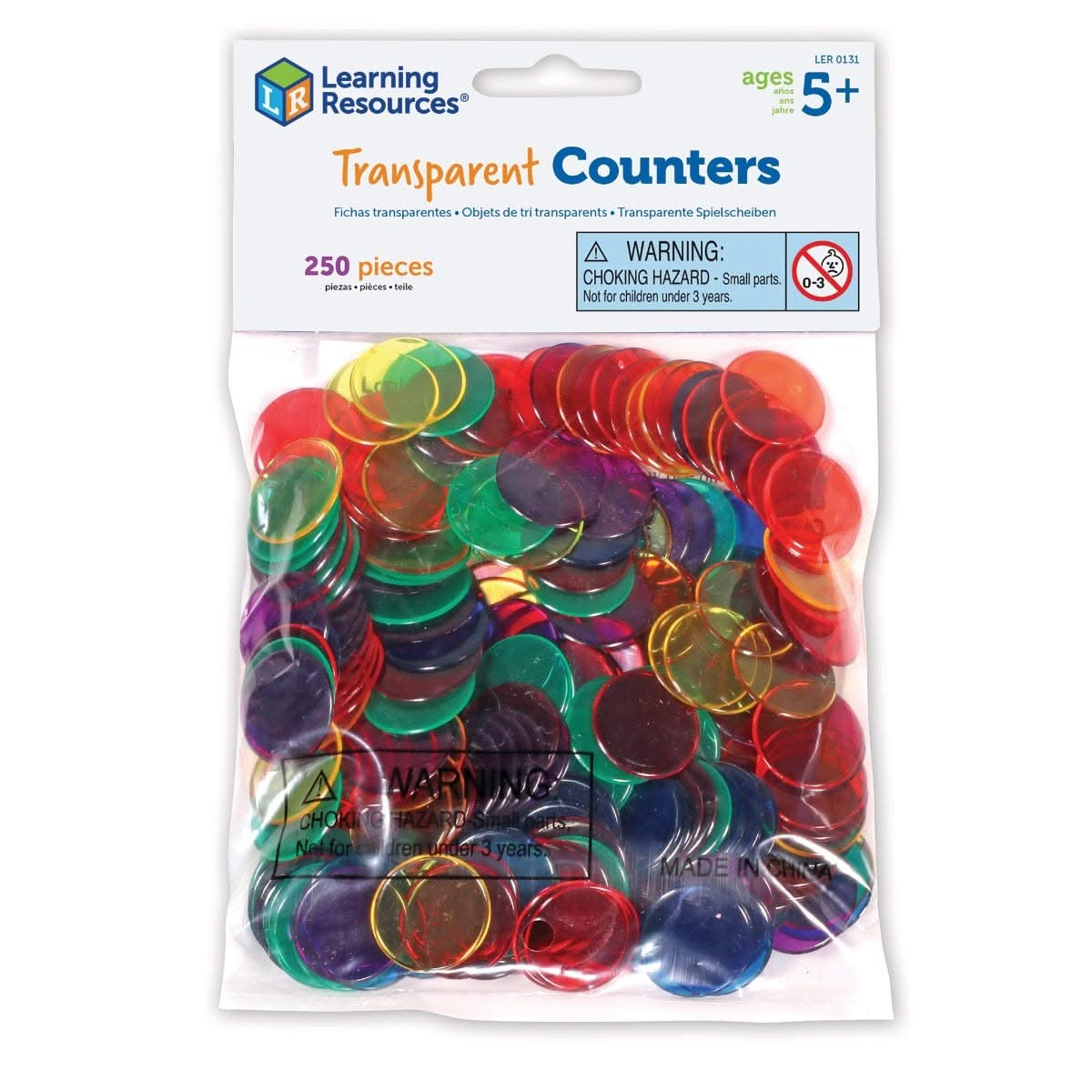 Transparent Counters Set of 250