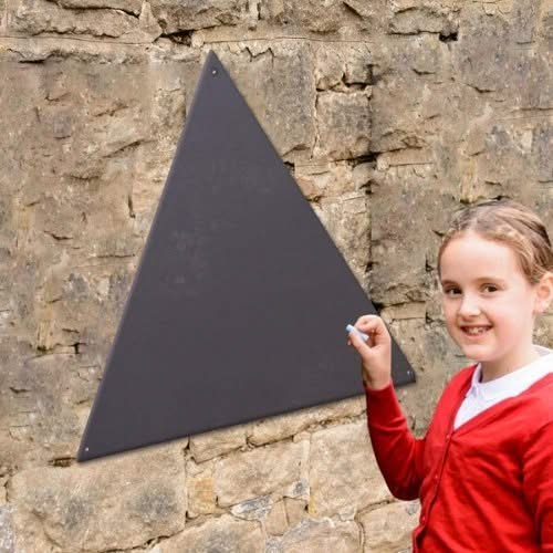 Triangular Chalkboard, Triangular Chalkboard,Outdoor Mark making,Early years mark making activities,activity Chalkboard,outdoor art equipment,outdoor sensory toys and mirrors,sensory garden furniture, Triangular Chalkboard,Triangular Chalkboards – Versatile and Durable Writing Spaces Bring creativity and functionality to any environment with Triangular Chalkboards, a stylish and practical solution for writing, drawing, or displaying information. Coated in multiple layers of high-quality chalkboard paint, th