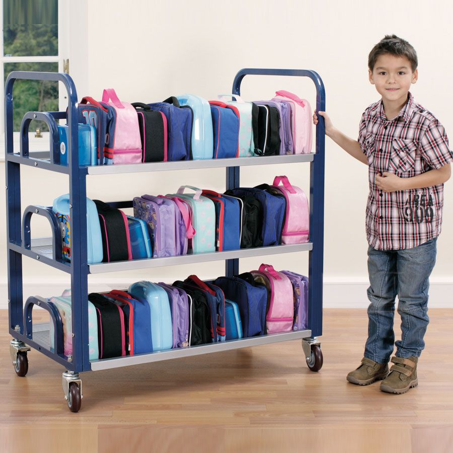 Tuf Double Lunchbox Trolley, Tuf Double Lunchbox Trolley,Tuf 1 Double Lunchbox Trolley,Double Lunchbox Trolley,Tuf 2 classroom lunchbox trolley,school classroom trolley,school lunchbox storage unit, Tuf Double Lunchbox Trolley,Grumbling tummies equals unhappy children, so make the lunchtime scramble less frenzied and more efficient with this Tuf Double Lunchbox Trolley. The Tuf Double Lunchbox Trolley has capacity for up to 60 lunch bags, children can neatly store their lunch bags on arrival and quickly fin