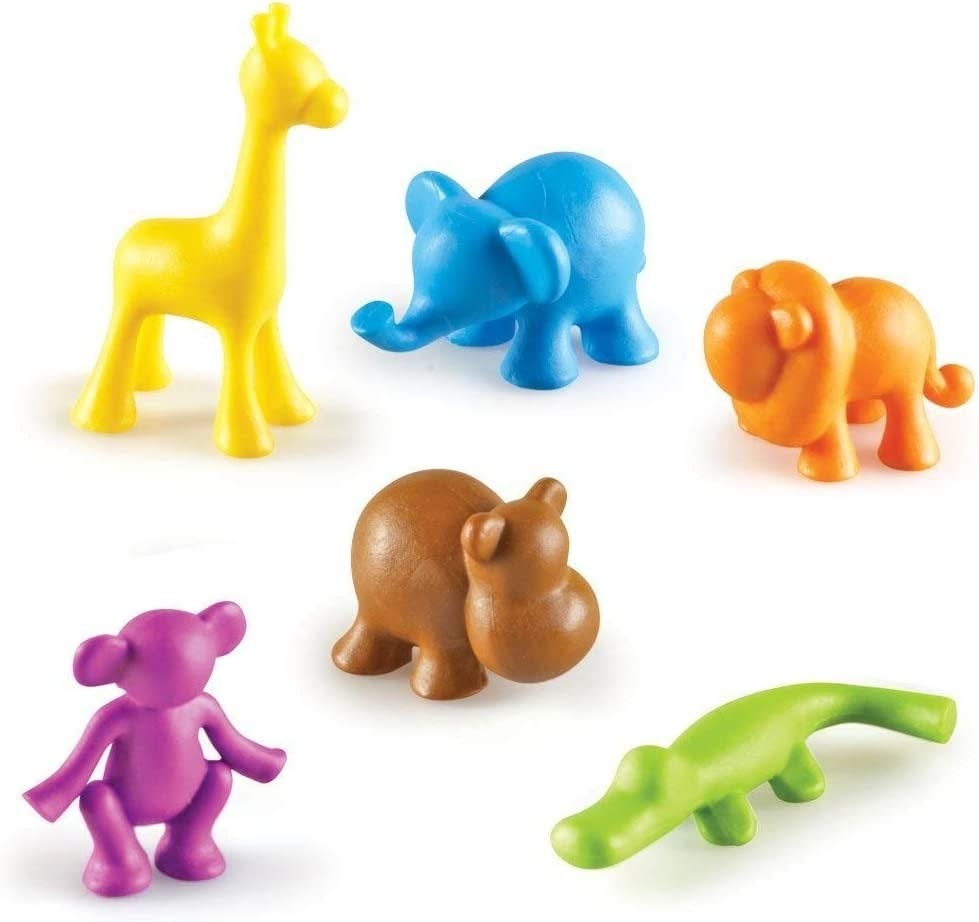 Animals Jungle Counters, Animals Jungle Counters,Learning Resources Wild About Animals Jungle Counters Tub of 72,numeracy resources,school numeracy resources,school classroom resources, Animals Jungle Counters,The Wild About Animals Jungle Counters™ (Set of 72) are a unique and attractive set of counters which combine modern design and colours for early math's fun! The Learning Resources Wild About Animals Jungle Counters Tub are modern, colourful counters and a great way to liven up math's activities. Lear