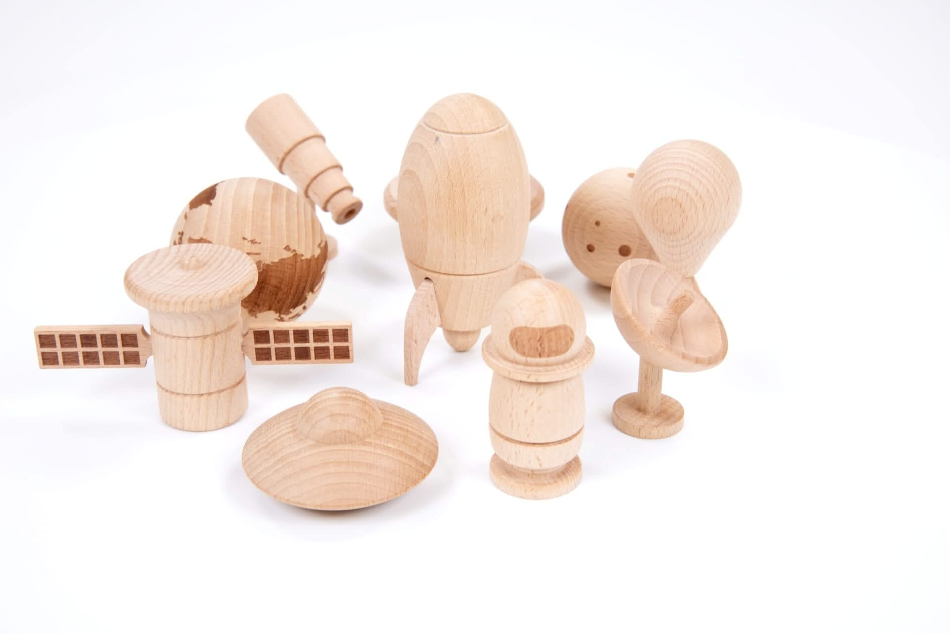 Wooden Space Adventure - Pk10, Wooden Space Adventure - Pk10, TICKIT Wooden space adventure,natural play resources,Heuristic Play babies,baby Heuristic Play,toddler Heuristic Play,Heuristic Play resources,Heuristic Play ideas, Wooden Space Adventure - Pk10,The TickiT® Wooden Space Adventure Set is an engaging, tactile collection designed to spark young imaginations and inspire discussions about space and the universe. Each piece is carefully crafted from smooth, solid beechwood, offering a natural look and 