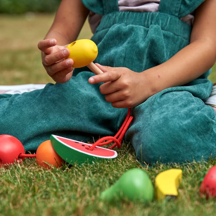 Wooden Threading Fruits 24 Pack, Wooden Threading Fruits 24 Pack, Numeracy educational materials, children's educational learning resources, children's learning materials, teaching resources for children, Wooden Threading Fruits 24 Pack,The Wooden Threading Fruits are perfect for promoting hand-eye and sequencing skills. Large, wooden pieces of fruit easy enough for small hands to manipulate. The Wooden Threading Fruits set is excellent for developing fine motor skills as well as sorting, matching and seque