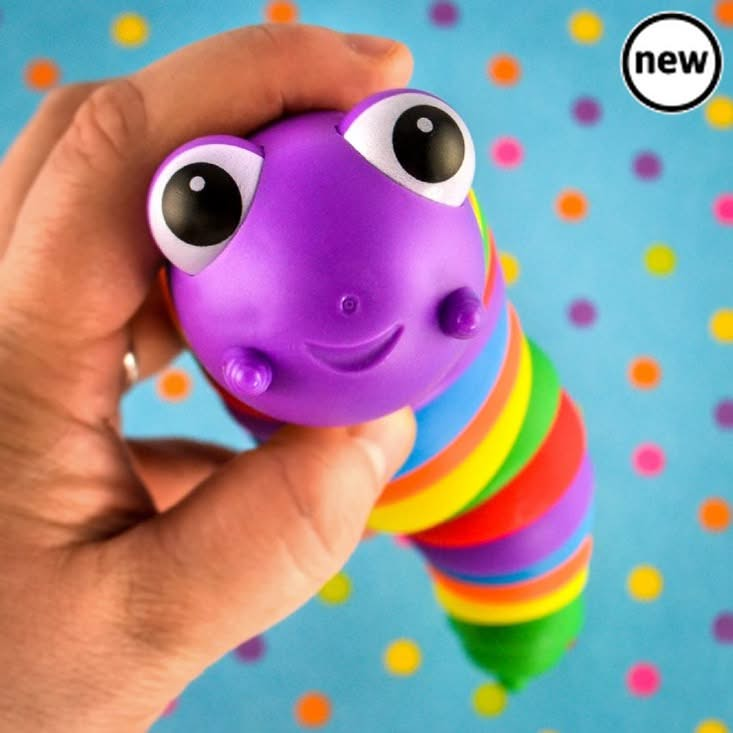 Wriggly Worm Fidget Toy, Wriggly Worm Fidget Toy,Fidget Toy,sensory fidget toy,,Sensory Toys, Special Needs Toys, Stretchy centipede, Stretchy character, Tentacle centipede toy, tactile toys, stretchy and squidgy toys, Wriggly Worm Fidget Toy,The Wriggly Worm Fidget Toy is a vibrant, tactile toy designed to capture attention and provide a satisfying sensory experience. With its bright colours and engaging clickity-clack sound, this Krazy Wriggly Worm is a fantastic alternative to traditional fidget toys lik